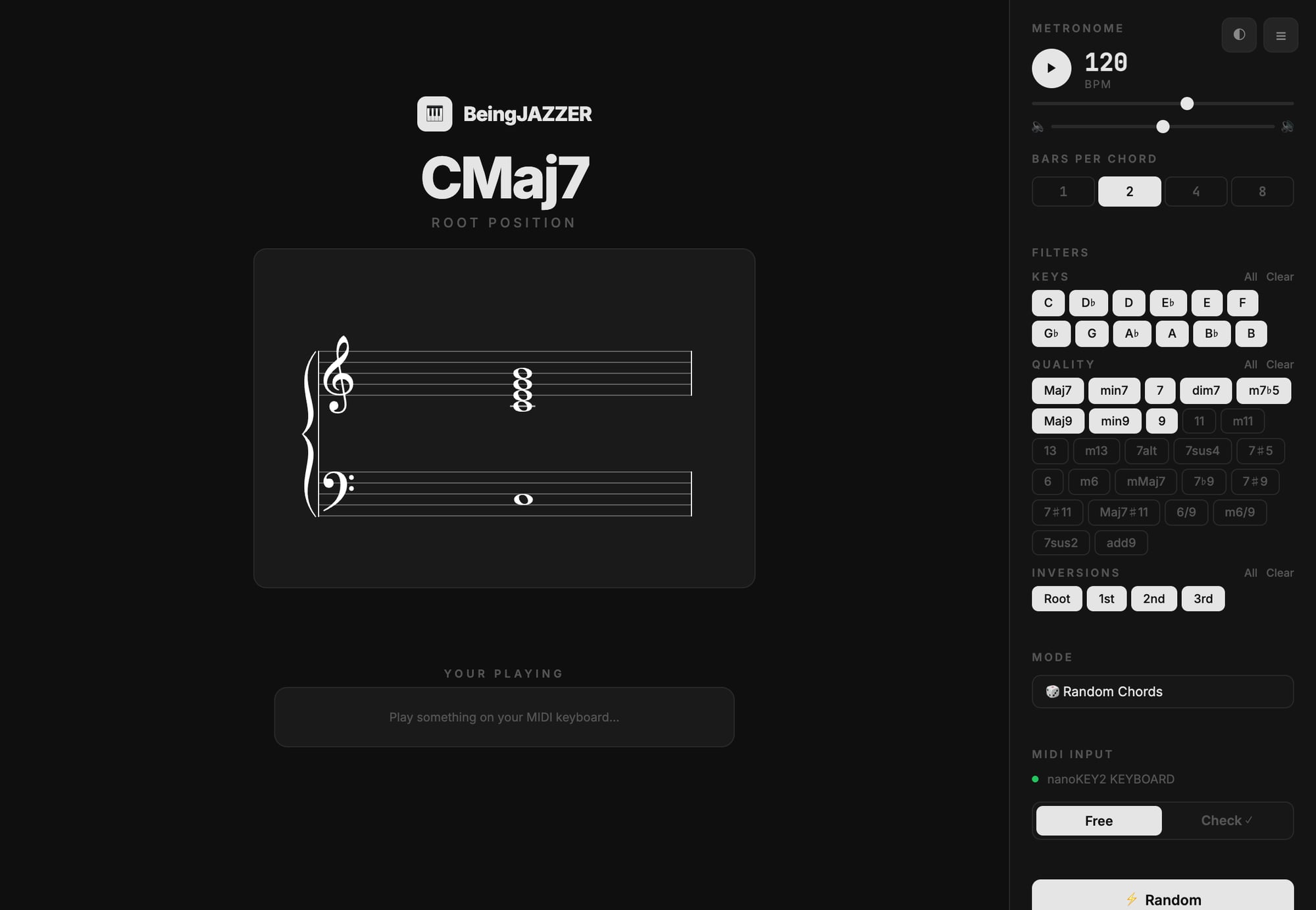 BeingJAZZER app screenshot